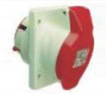 panel mounting socket angled